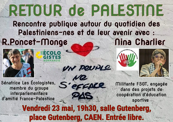 la rencontre avec Raymonde Poncet-Monge et Nina