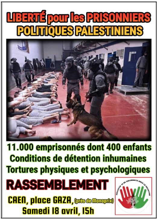 Affiche d'appel à manifestation le 18 avril 2026