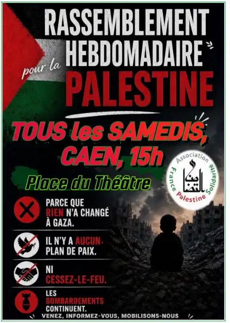 Rassemblement Hebdomadaire Palestine