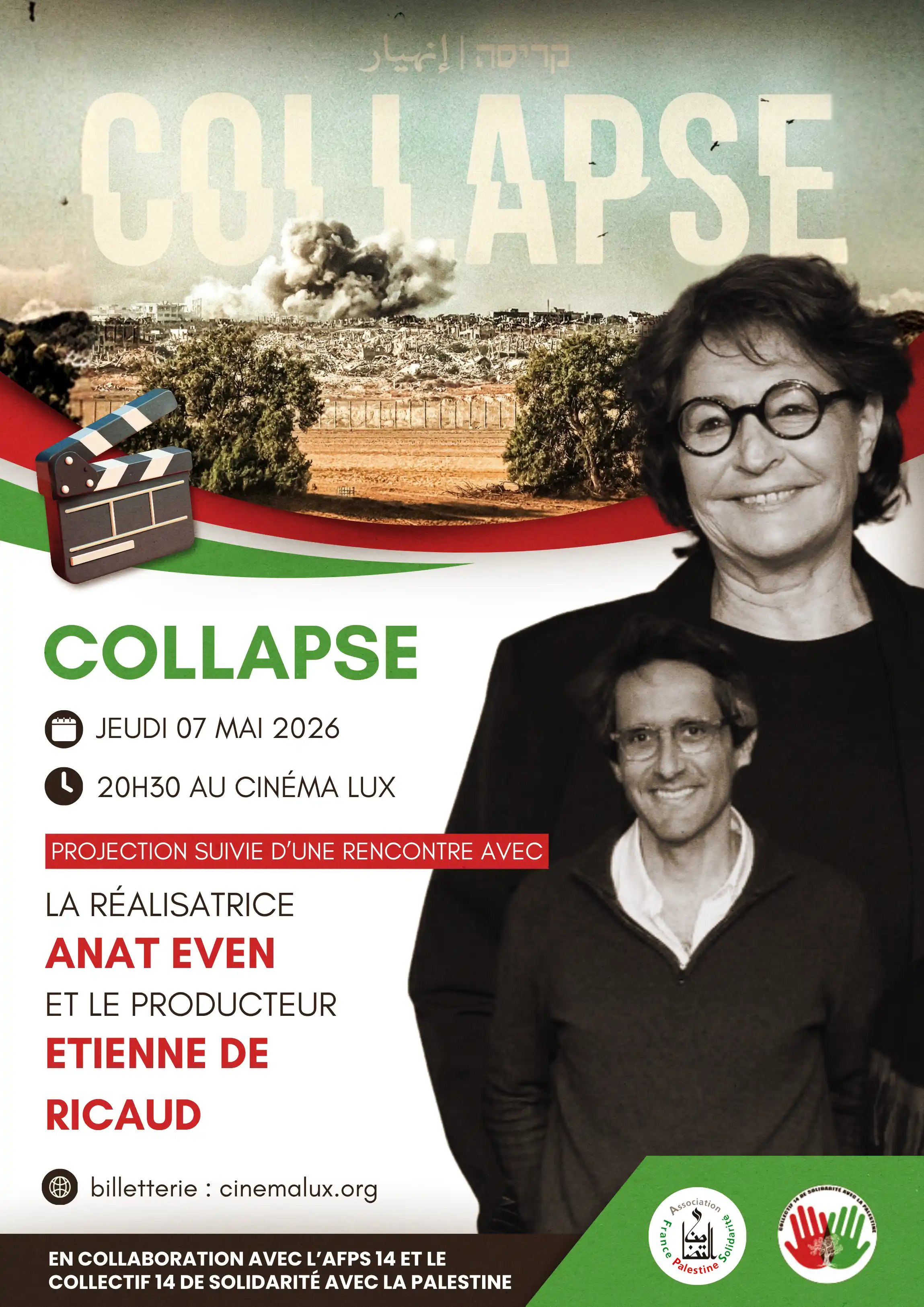 Collapse avec la réalisatrice anat even et le producteur Etienne de Ricaud
