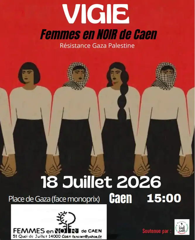 Rassemblement femme en noire le 8  juillet 2026