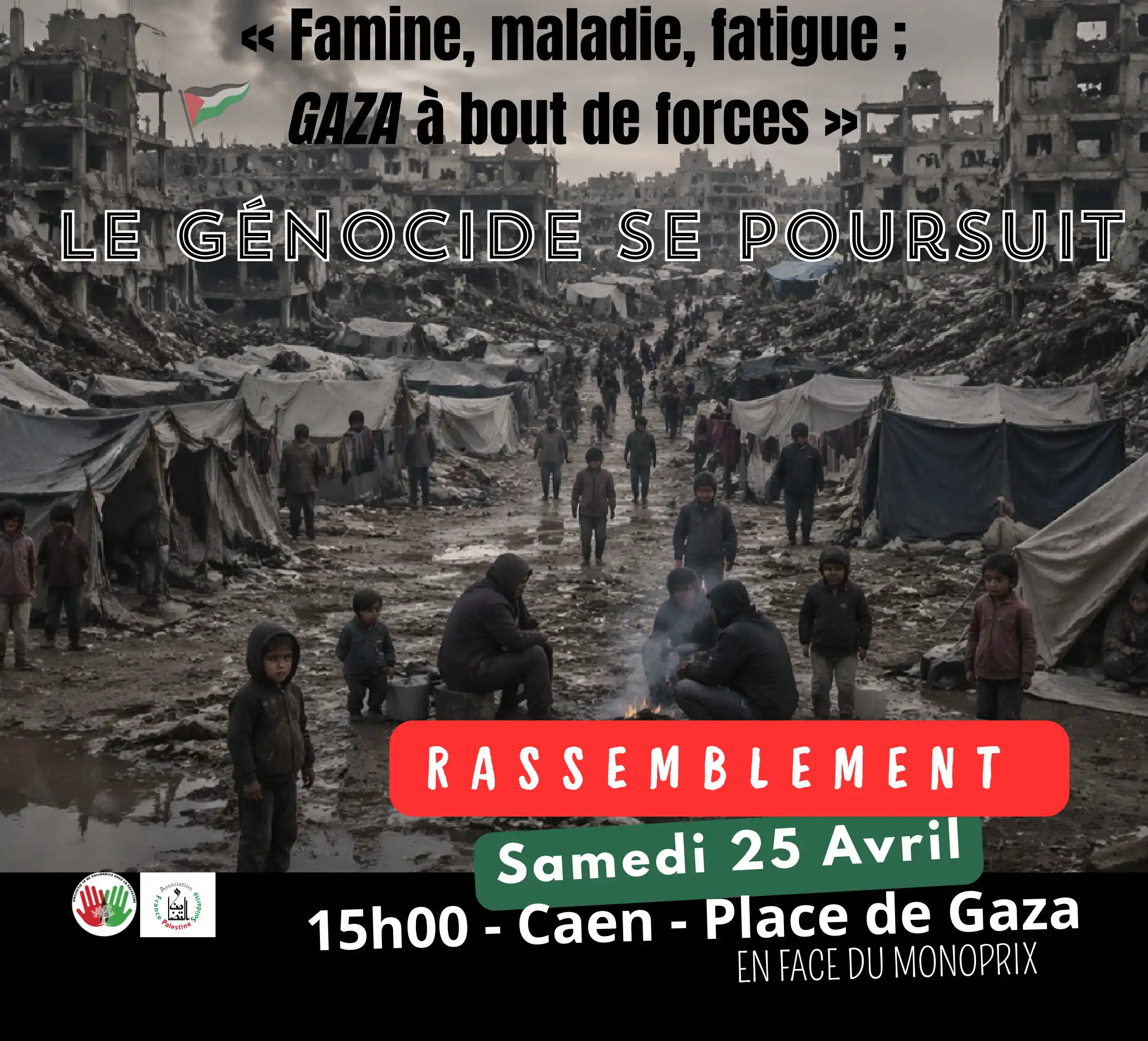 famine, maladie, fatigue; Gaza à bout de forces