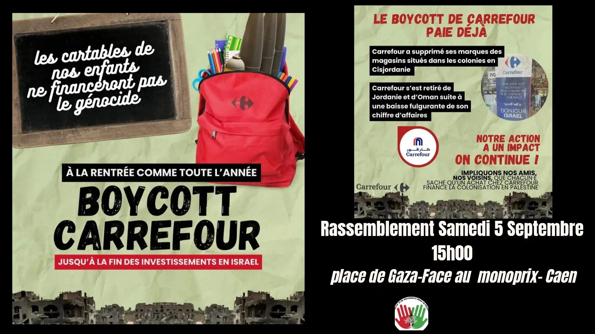 Rassemblement: Boycott Carrefour